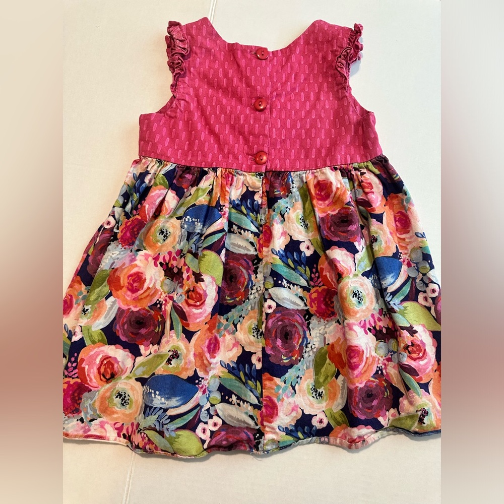 5T Ricrac & Ruffles Floral Dress - Picture 8 of 11